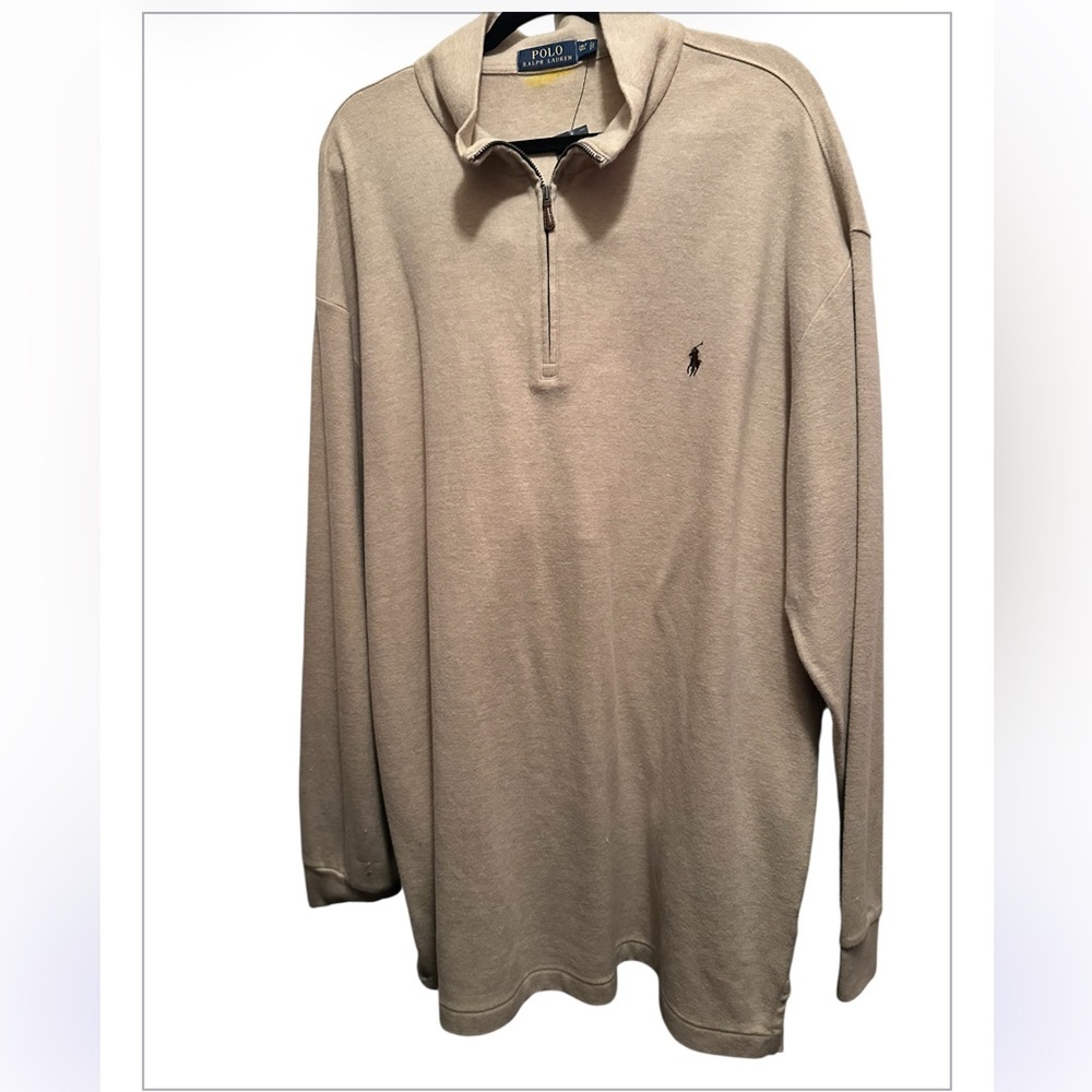 Polo Ralph Lauren Mens 1/4 zip L/S Sweater Pull Over